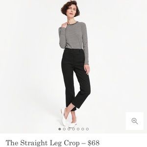 Everlane Straight Leg Crop Pant